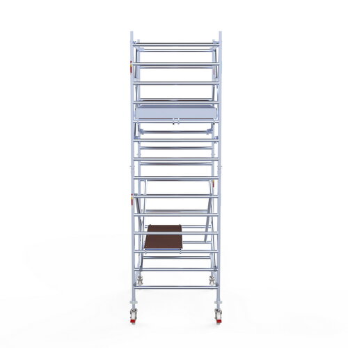 Rolsteiger Professional 135x190 5,2m werkhoogte dubbele voorloopleuning Euroscaffold Rolsteiger Professional 135x190 5,2m werkhoogte dubbele voorloopleuning