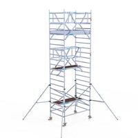 Euroscaffold Rolsteiger Professional 135x190 7,2m werkhoogte dubbele voorloopleuning