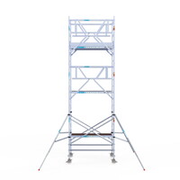 Euroscaffold Rolsteiger Professional 135x190 7,2m werkhoogte dubbele voorloopleuning