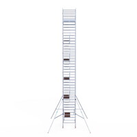 Euroscaffold Rolsteiger Professional 135x190 13,2m werkhoogte dubbele voorloopleuning