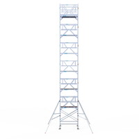 Euroscaffold Rolsteiger Professional 135x190 14,2m werkhoogte dubbele voorloopleuning