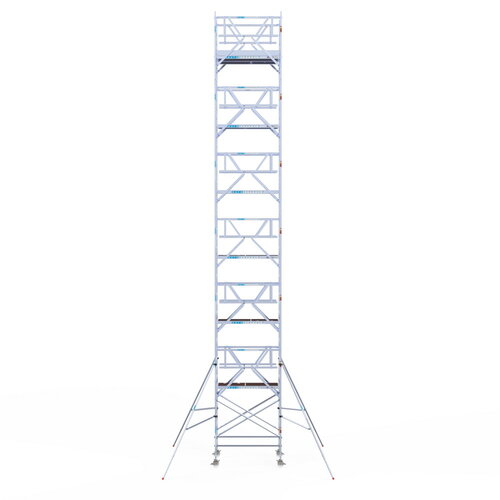 Rolsteiger Professional 135x190 14,2m werkhoogte dubbele voorloopleuning Euroscaffold Rolsteiger Professional 135x190 14,2m werkhoogte dubbele voorloopleuning