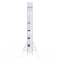 Euroscaffold Rolsteiger Professional 135x190 14,2m werkhoogte dubbele voorloopleuning