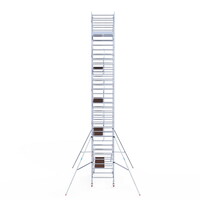 Euroscaffold Rolsteiger Professional 135x250 11,2m werkhoogte dubbele voorloopleuning Euroscaffold Rolsteiger Professional 135x250 11,2m werkhoogte dubbele voorloopleuning
