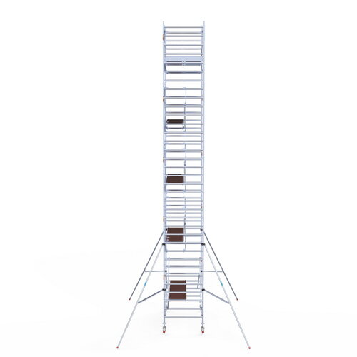Rolsteiger Professional 135x250 11,2m werkhoogte dubbele voorloopleuning Euroscaffold Rolsteiger Professional 135x250 11,2m werkhoogte dubbele voorloopleuning