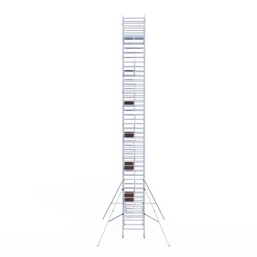 Rolsteiger Professional 135x250 14,2m werkhoogte dubbele voorloopleuning Euroscaffold Rolsteiger Professional 135x250 14,2m werkhoogte dubbele voorloopleuning