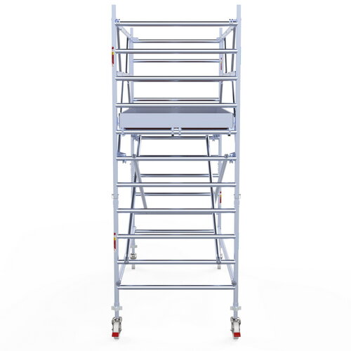 Rolsteiger Professional 135x305 4,2m werkhoogte dubbele voorloopleuning Euroscaffold Rolsteiger Professional 135x305 4,2m werkhoogte dubbele voorloopleuning