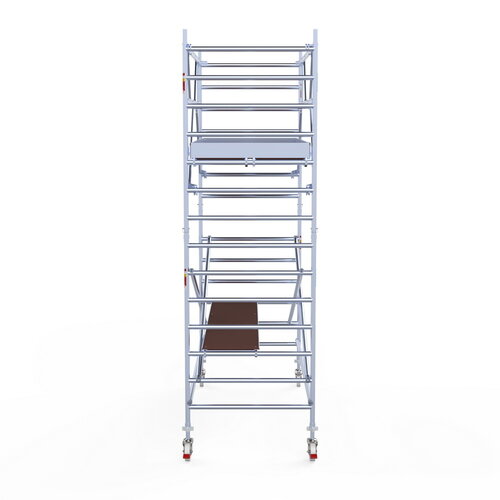 Rolsteiger Professional 135x305 5,2m werkhoogte dubbele voorloopleuning Euroscaffold Rolsteiger Professional 135x305 5,2m werkhoogte dubbele voorloopleuning