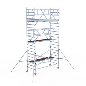 Euroscaffold Rolsteiger Professional 135x305 7,2m werkhoogte dubbele voorloopleuning Rolsteiger Professional 135x305 7,2m werkhoogte dubbele voorloopleuning