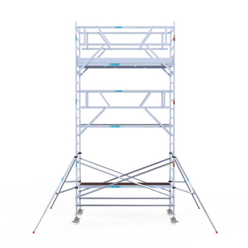 Rolsteiger Professional 135x305 7,2m werkhoogte dubbele voorloopleuning Euroscaffold Rolsteiger Professional 135x305 7,2m werkhoogte dubbele voorloopleuning
