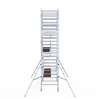 Euroscaffold Rolsteiger Professional 135x305 7,2m werkhoogte dubbele voorloopleuning Euroscaffold Rolsteiger Professional 135x305 7,2m werkhoogte dubbele voorloopleuning