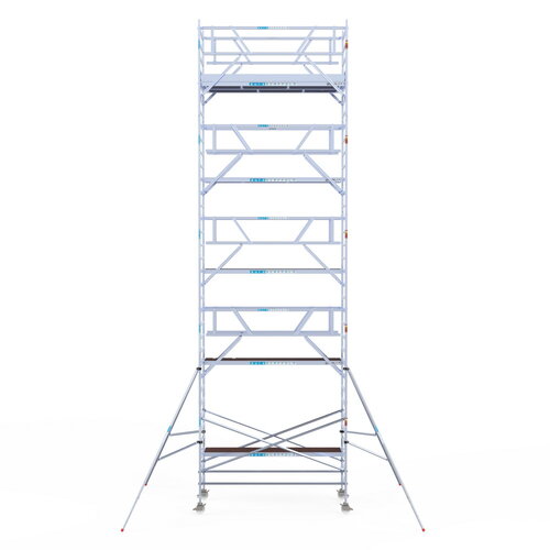 Rolsteiger Professional 135x305 11,2m werkhoogte dubbele voorloopleuning Euroscaffold Rolsteiger Professional 135x305 11,2m werkhoogte dubbele voorloopleuning