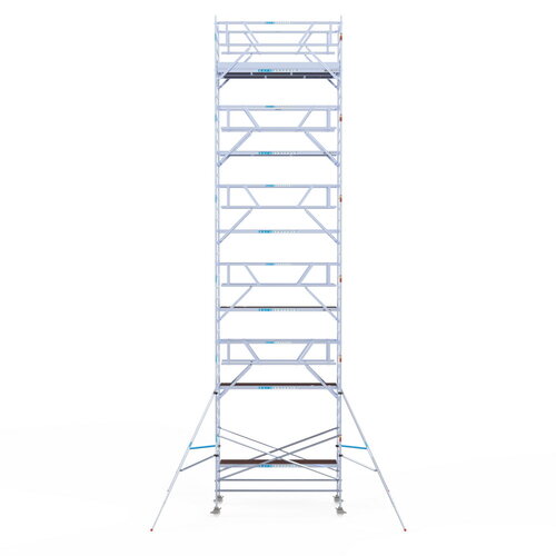 Rolsteiger Professional 135x305 13,2m werkhoogte dubbele voorloopleuning Euroscaffold Rolsteiger Professional 135x305 13,2m werkhoogte dubbele voorloopleuning