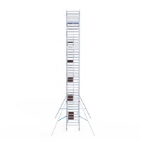 Euroscaffold Rolsteiger Professional 135x305 13,2m werkhoogte dubbele voorloopleuning Euroscaffold Rolsteiger Professional 135x305 13,2m werkhoogte dubbele voorloopleuning