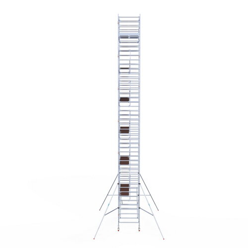 Rolsteiger Professional 135x305 14,2m werkhoogte dubbele voorloopleuning Euroscaffold Rolsteiger Professional 135x305 14,2m werkhoogte dubbele voorloopleuning