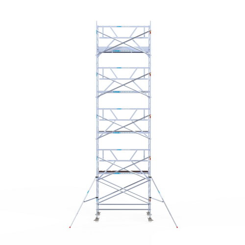 Euroscaffold Rolsteiger Professional 135x250 10,2m werkhoogte enkele voorloopleuning