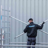 Euroscaffold Rolsteiger Original 75x190 4,2m werkhoogte carbon vloer