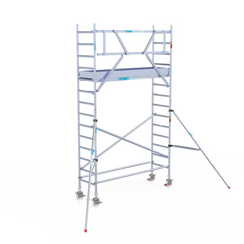 Rolsteiger Original 75x250 5,2m werkhoogte carbon vloer Euroscaffold Rolsteiger Original 75x250 5,2m werkhoogte carbon vloer