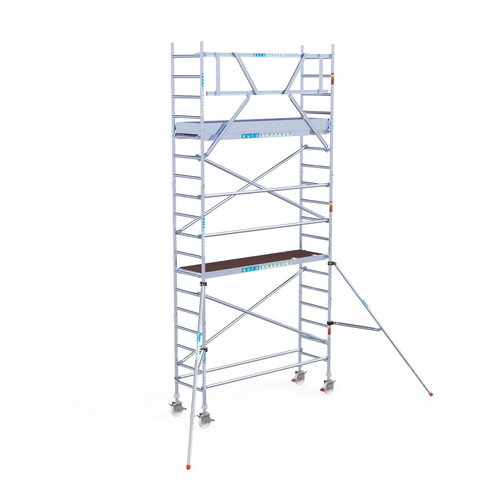 Euroscaffold Rolsteiger Original 75x250 6,2m werkhoogte carbon vloer