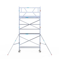Euroscaffold Rolsteiger Original 75x250 6,2m werkhoogte carbon vloer