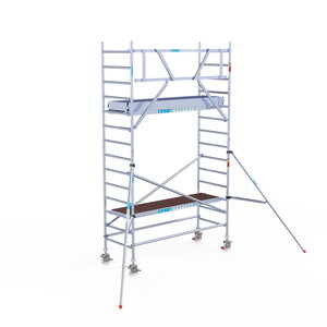 Euroscaffold Rolsteiger Original 90x250 5,2m werkhoogte carbon vloer Rolsteiger Original 90x250 5,2m werkhoogte carbon vloer