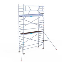 Euroscaffold Rolsteiger Original 90x305 6,2m werkhoogte carbon vloer