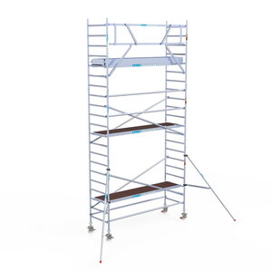 Euroscaffold Rolsteiger Original 90x305 7,2m werkhoogte carbon vloer Rolsteiger Original 90x305 7,2m werkhoogte carbon vloer