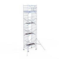 Euroscaffold Rolsteiger Original 135x190 9,2m werkhoogte carbon vloer
