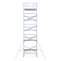 Euroscaffold Rolsteiger Original 135x250 11,2m werkhoogte carbon vloer Euroscaffold Rolsteiger Original 135x250 11,2m werkhoogte carbon vloer