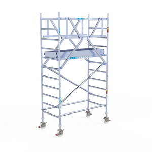 Euroscaffold Rolsteiger Professional carbon 90x190 4,2m werkhoogte dubbele voorloopleuning Rolsteiger Professional carbon 90x190 4,2m werkhoogte dubbele voorloopleuning