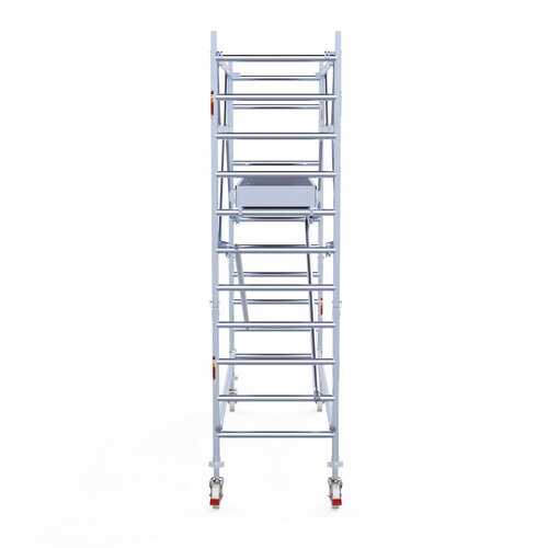 Rolsteiger Professional 90 x 305 x 4,2m werkhoogte + dubbelzijdige voorloopleuningen Euroscaffold Rolsteiger Professional 90 x 305 x 4,2m werkhoogte + dubbelzijdige voorloopleuningen