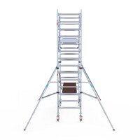 Euroscaffold Rolsteiger Professional 90 x 250 x 5,2m werkhoogte + dubbelzijdige voorloopleuningen Euroscaffold Rolsteiger Professional 90 x 250 x 5,2m werkhoogte + dubbelzijdige voorloopleuningen