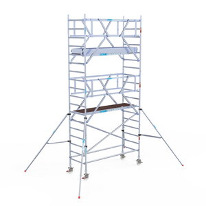 Euroscaffold Rolsteiger Professional carbon 90x250 6,2m werkhoogte dubbele voorloopleuning Rolsteiger Professional carbon 90x250 6,2m werkhoogte dubbele voorloopleuning