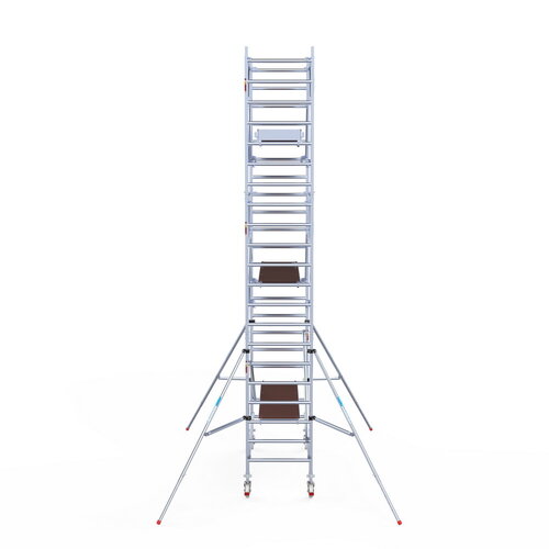 Rolsteiger Professional carbondeck 90 x 250 x 7,2m werkhoogte + dubbelzijdige voorloopleuningen Euroscaffold Rolsteiger Professional carbondeck 90 x 250 x 7,2m werkhoogte + dubbelzijdige voorloopleuningen