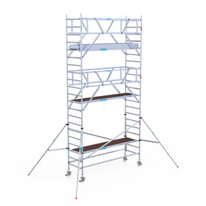 Euroscaffold Rolsteiger Professional 90 x 305 x 7,2m werkhoogte + dubbelzijdige voorloopleuningen Rolsteiger Professional 90 x 305 x 7,2m werkhoogte + dubbelzijdige voorloopleuningen