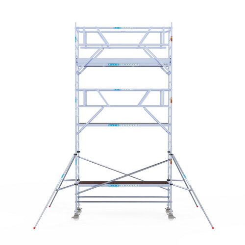 Rolsteiger Professional 90 x 305 x 7,2m werkhoogte + dubbelzijdige voorloopleuningen Euroscaffold Rolsteiger Professional 90 x 305 x 7,2m werkhoogte + dubbelzijdige voorloopleuningen