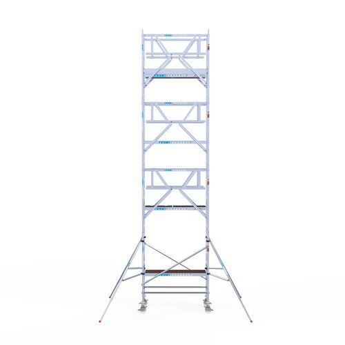 Rolsteiger Professional carbondeck 90 x 190 x 9,2m werkhoogte + dubbelzijdige voorloopleuningen Euroscaffold Rolsteiger Professional carbondeck 90 x 190 x 9,2m werkhoogte + dubbelzijdige voorloopleuningen
