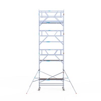 Euroscaffold Rolsteiger Professional carbondeck 90 x 250 x 9,2m werkhoogte + dubbelzijdige voorloopleuningen Euroscaffold Rolsteiger Professional carbondeck 90 x 250 x 9,2m werkhoogte + dubbelzijdige voorloopleuningen