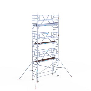 Euroscaffold Rolsteiger Professional carbon 90x305 9,2m werkhoogte dubbele voorloopleuning Rolsteiger Professional carbon 90x305 9,2m werkhoogte dubbele voorloopleuning