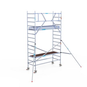 Euroscaffold Rolsteiger Professional 90 x 250 x 5,2m werkhoogte + enkelzijdige voorloopleuningen Rolsteiger Professional 90 x 250 x 5,2m werkhoogte + enkelzijdige voorloopleuningen
