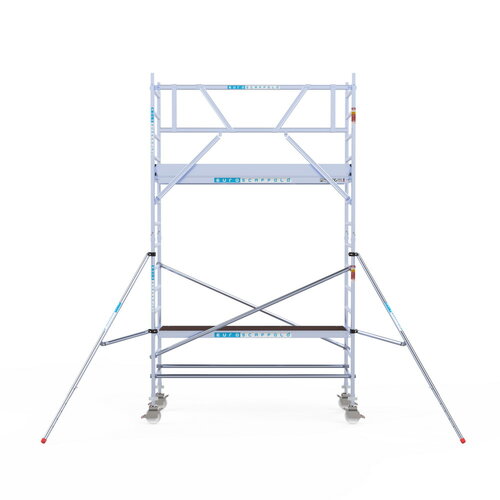 Euroscaffold Rolsteiger Professional 90 x 250 x 5,2m werkhoogte + enkelzijdige voorloopleuningen