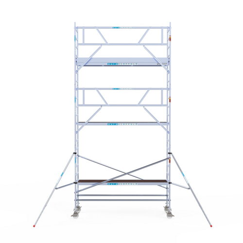 Rolsteiger Professional carbon 90 x 305 x 7,2m werkhoogte + enkelzijdige voorloopleuningen Euroscaffold Rolsteiger Professional carbon 90 x 305 x 7,2m werkhoogte + enkelzijdige voorloopleuningen