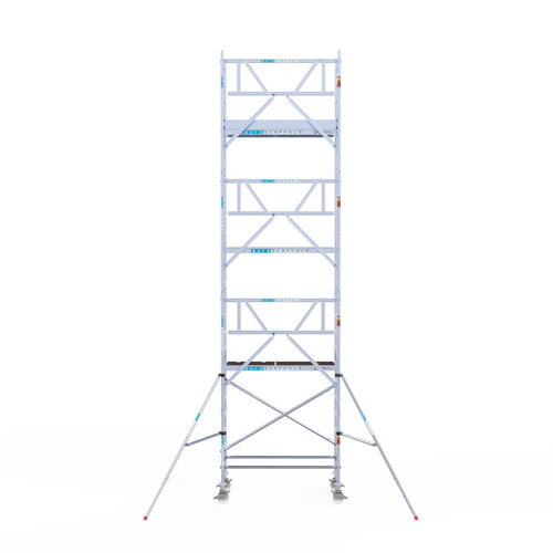 Euroscaffold Rolsteiger Professional 90 x 190 x 8,2m werkhoogte + enkelzijdige voorloopleuningen