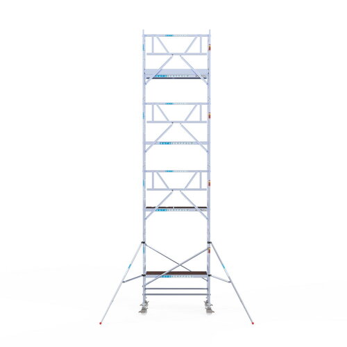 Rolsteiger Professional carbondeck 90 x 190 x 9,2m werkhoogte + enkelzijdige voorloopleuningen Euroscaffold Rolsteiger Professional carbondeck 90 x 190 x 9,2m werkhoogte + enkelzijdige voorloopleuningen