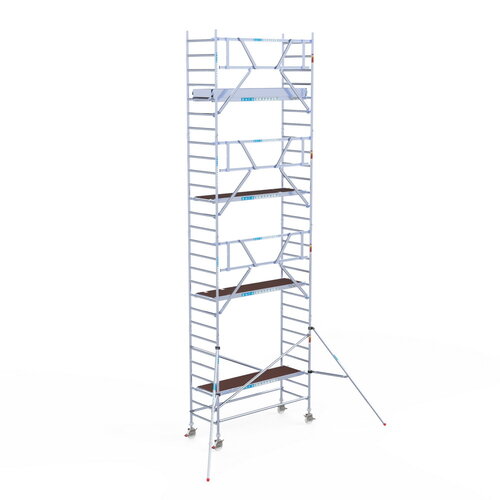 Euroscaffold Rolsteiger Professional 90 x 250 x 9,2m werkhoogte + enkelzijdige voorloopleuningen