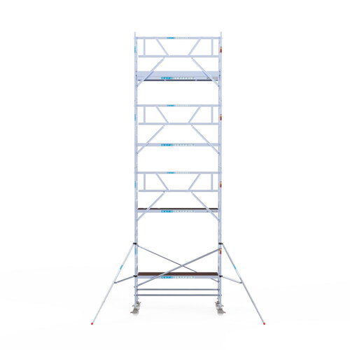 Euroscaffold Rolsteiger Professional 90 x 250 x 9,2m werkhoogte + enkelzijdige voorloopleuningen