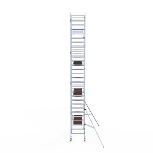 Rolsteiger Professional carbondeck 90 x 250 x 9,2m werkhoogte + enkelzijdige voorloopleuningen Euroscaffold Rolsteiger Professional carbondeck 90 x 250 x 9,2m werkhoogte + enkelzijdige voorloopleuningen