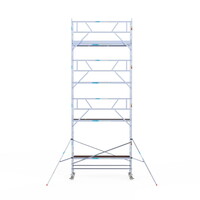 Euroscaffold Rolsteiger Professional 90 x 305 x 9,2m werkhoogte + enkelzijdige voorloopleuningen
