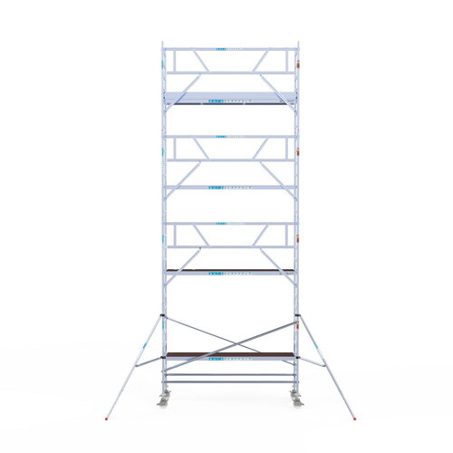 Rolsteiger Professional 90 x 305 x 9,2m werkhoogte + enkelzijdige voorloopleuningen Euroscaffold Rolsteiger Professional 90 x 305 x 9,2m werkhoogte + enkelzijdige voorloopleuningen