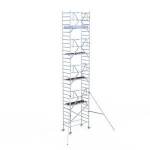 Euroscaffold Rolsteiger Professional 90 x 190 x 10,2m werkhoogte + enkelzijdige voorloopleuningen Rolsteiger Professional 90 x 190 x 10,2m werkhoogte + enkelzijdige voorloopleuningen
